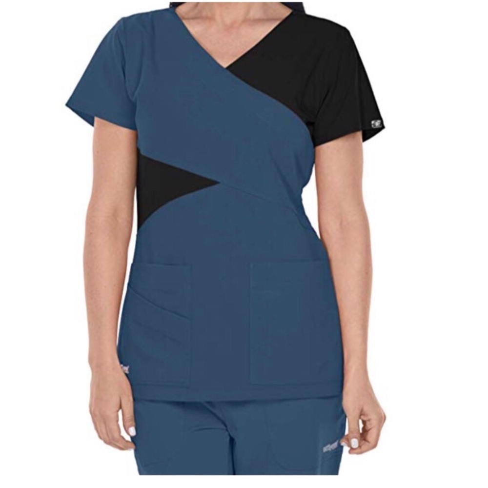 Grey’s Anatomy Signature Color Block Scrub Top